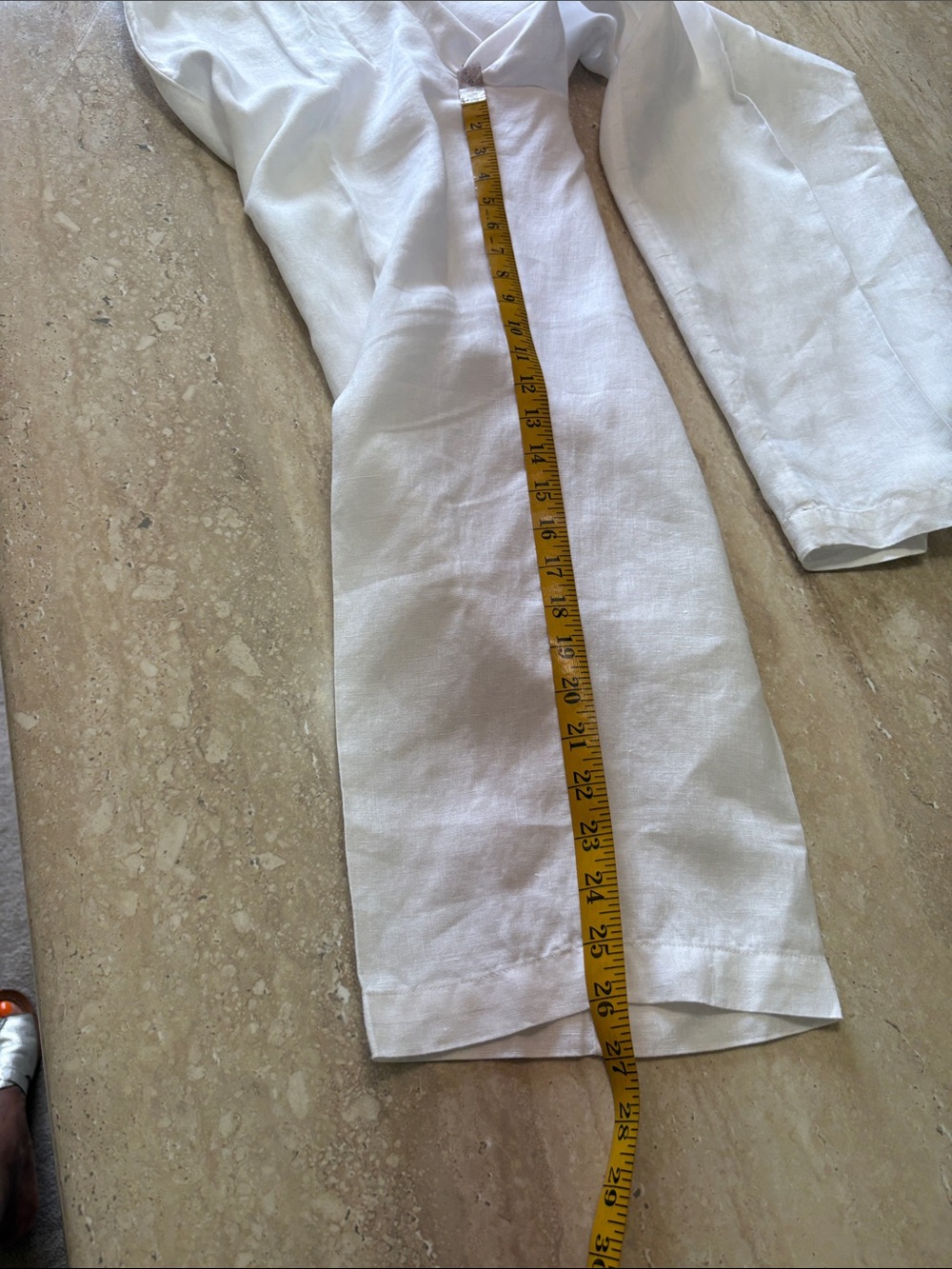 Beautiful organic linen 2 piece pants suit. - Picture 10 of 12